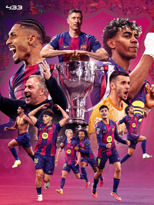Barcalona lift La Liga second time in a row