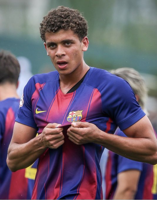 Barcelona Academy’s striker Hamza Abdelkarim