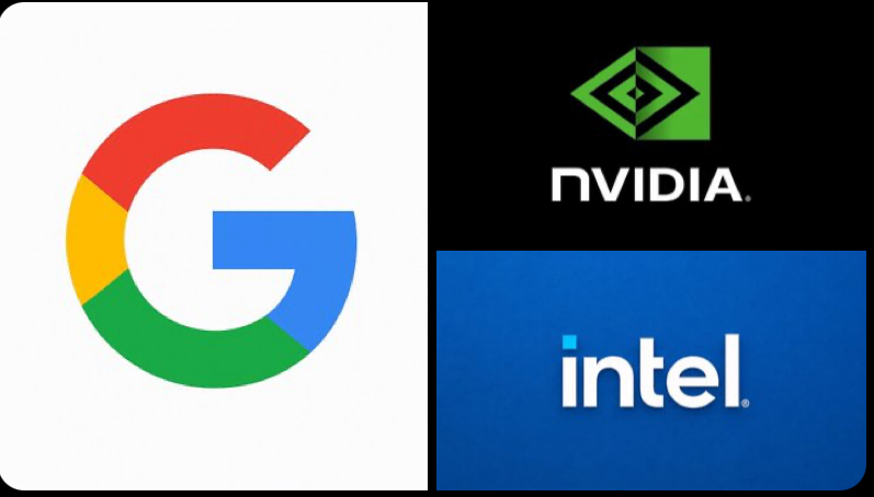Tech Giants Google and Nvidia Consider Intel for Future Chip Manufacturing