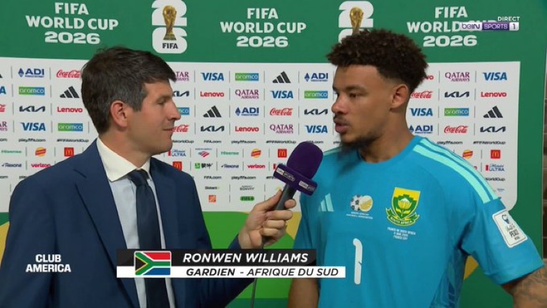 Ronwen Williams Disappointed by Lack of African Support in World Cup
