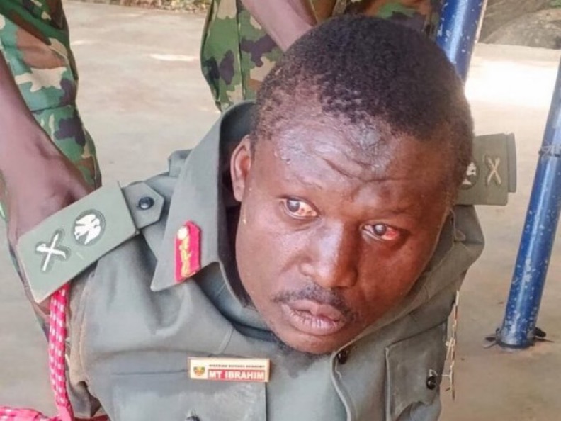 The Nigerian Army has arrested a suspect in Kaduna State for allegedly impersonating a retired Major General, A.T. Ibrahim. Investigation is ongoing.