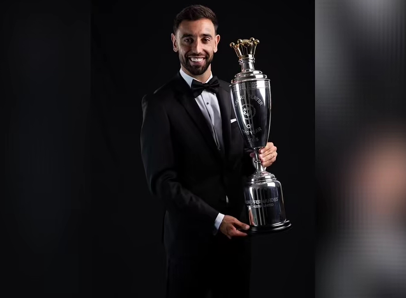 Bruno Fernandes Wins 2026 PFA Players' Player Of The Year Award