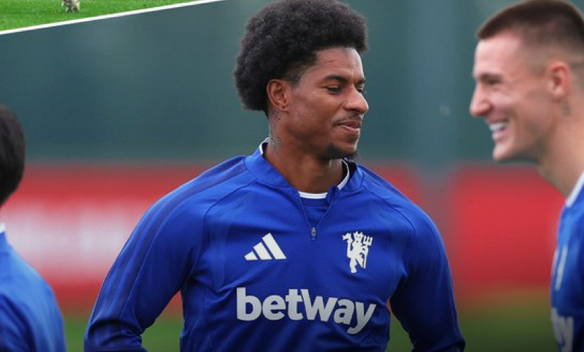 Marcus Rashford Returns to Man United Champions League Squad After 1,036 Days